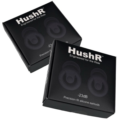 Hushr black earplugs duo pack - hushr,