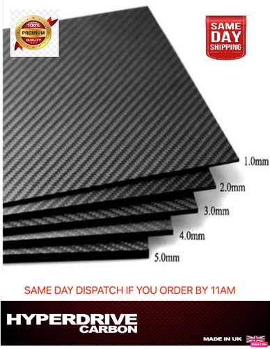 Carbon fibre sheet - sheet, 3k