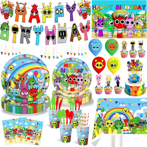 Boys sprunki party suppliers - sprunki,