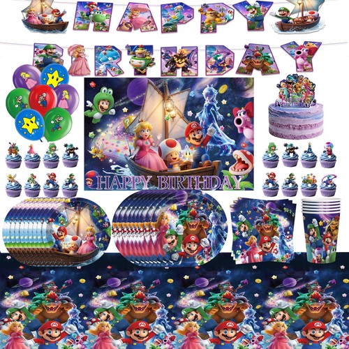 Super mariotableware party - super,