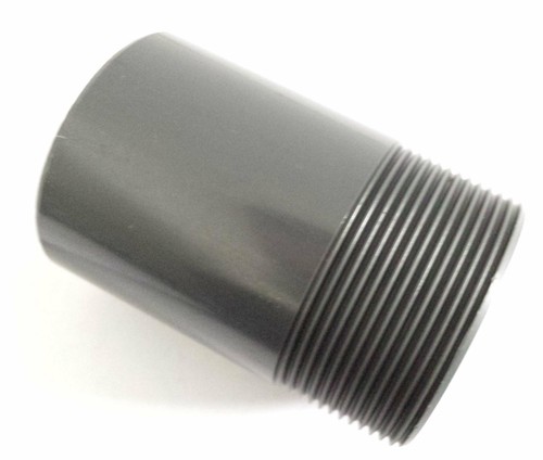Pvc plain threaded - threaded, nipple