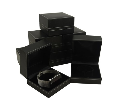 Luxury jet leatherette - luxury, watch
