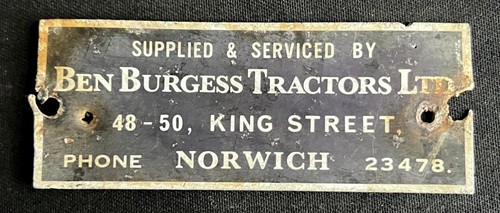 Ben burgess tractors norwich - ben,
