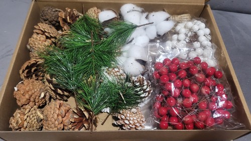 Christmas wreath making